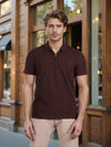 Celio* Men Brown Solid Regular Fit Fashion Tshirt