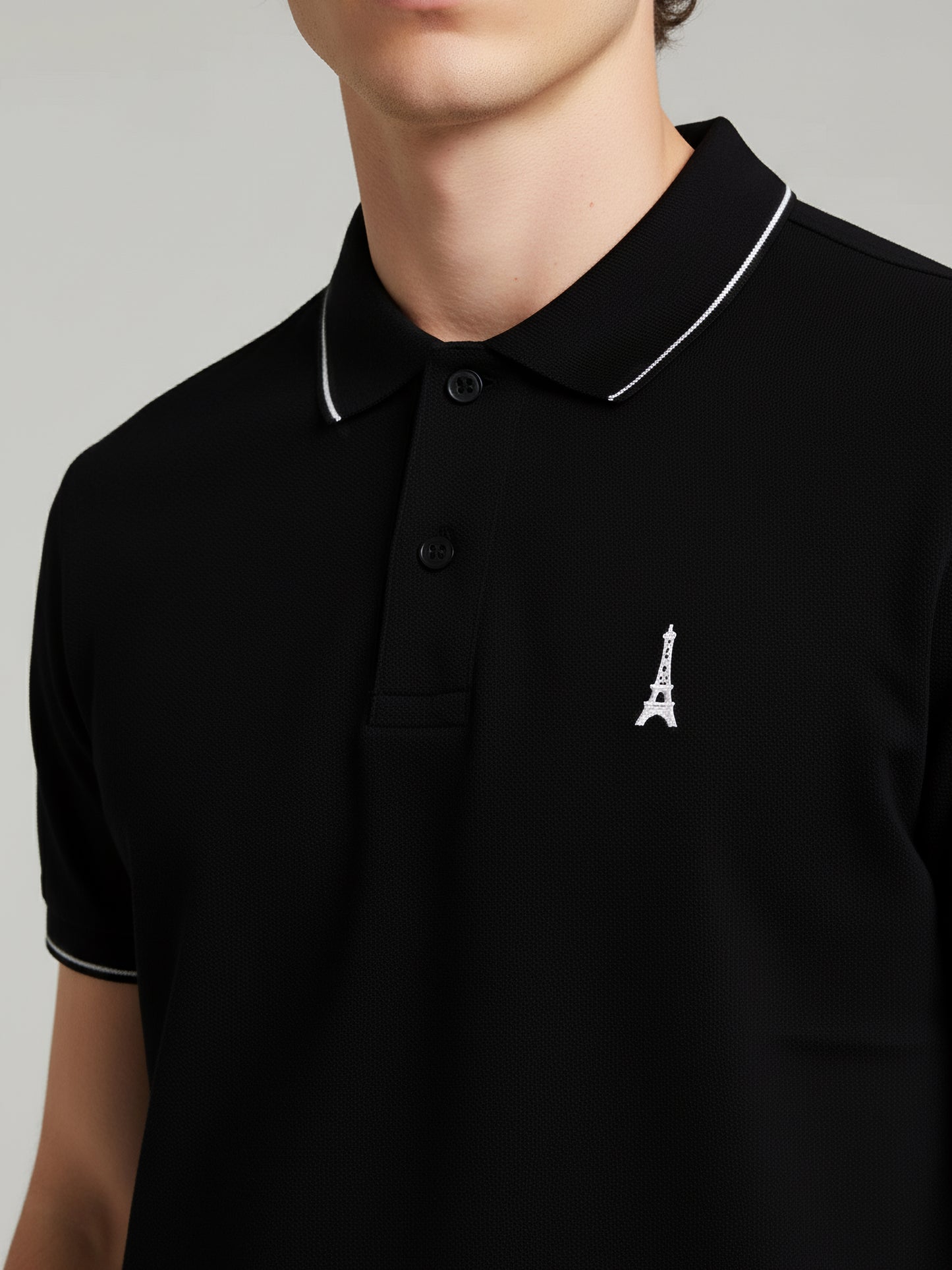 Celio Men Black Solid Regular Fit Cotton T-Shirts