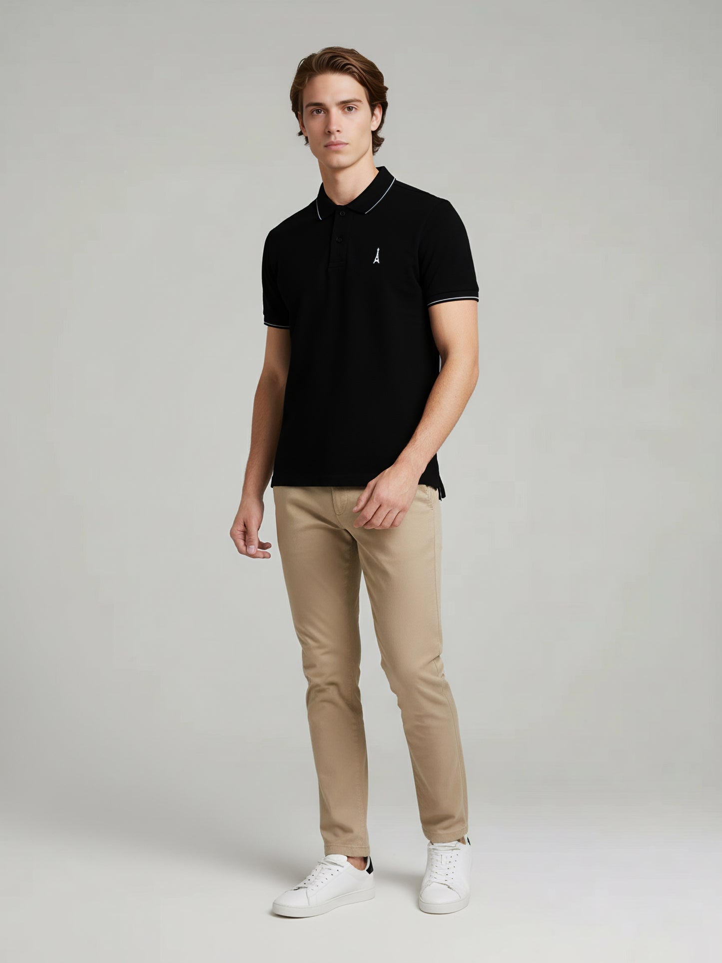 Celio Men Black Solid Regular Fit Cotton T-Shirts