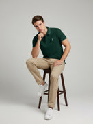 Celio* Men Green Regular Fit Solid Cotton T-Shirts