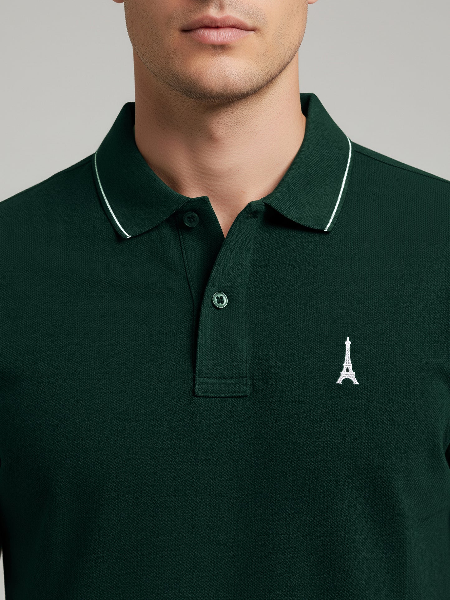 Celio Men Green Solid Regular Fit Cotton T-Shirts