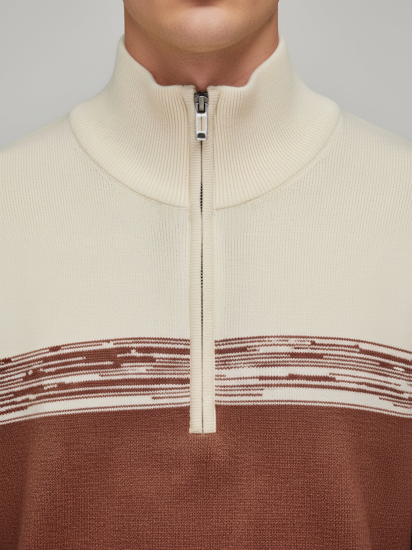 Celio* Men Multi Colourblocked Regular Fit Cotton Sweaters