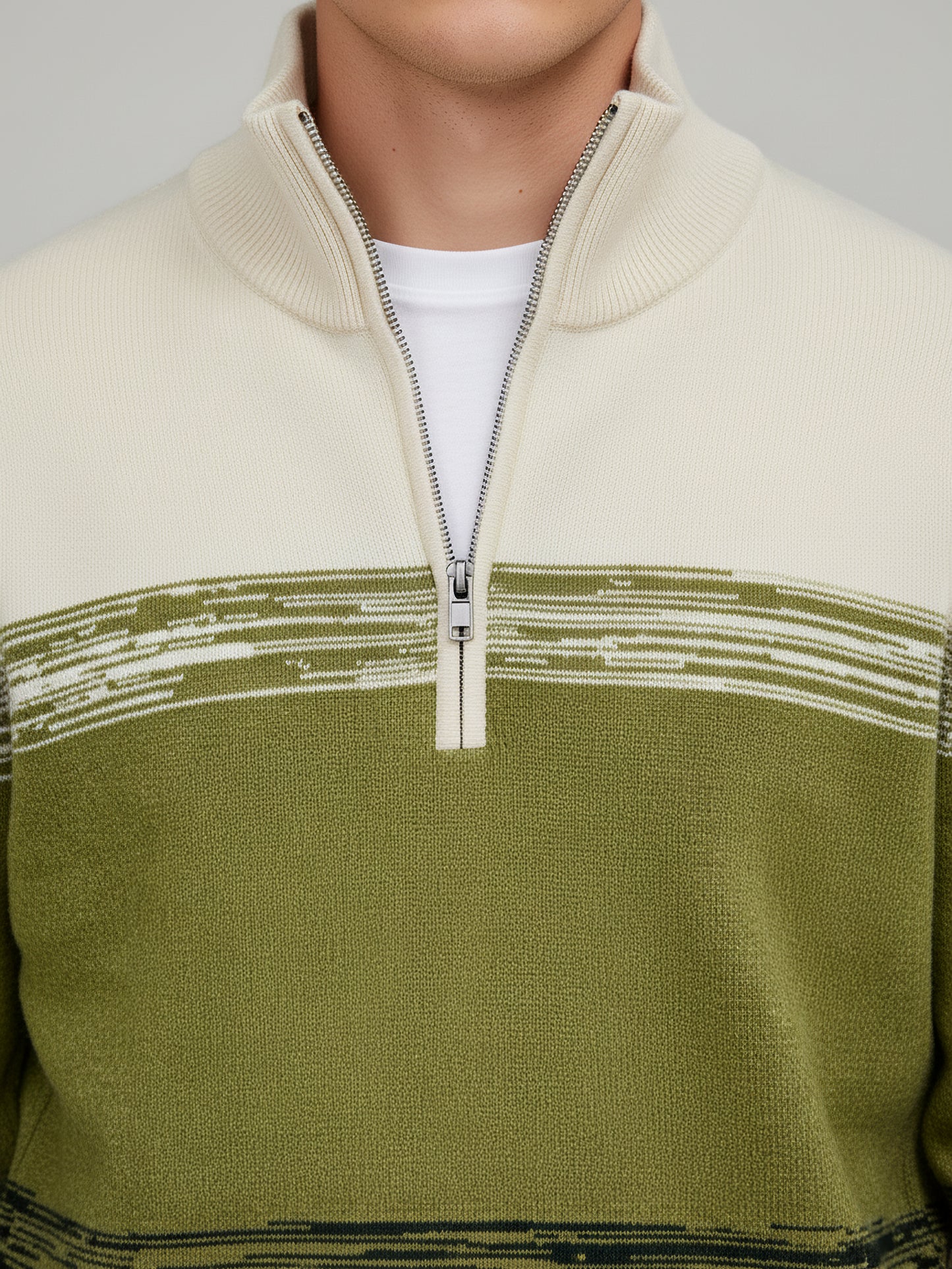 Celio* Men Multi Colourblocked Regular Fit Cotton Sweaters