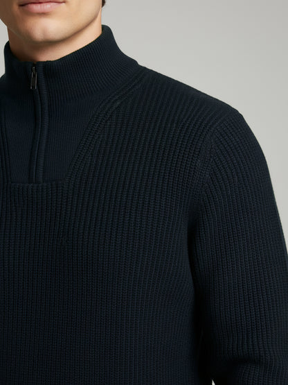 Celio* Men Green Solid Regular Fit Cotton Sweaters