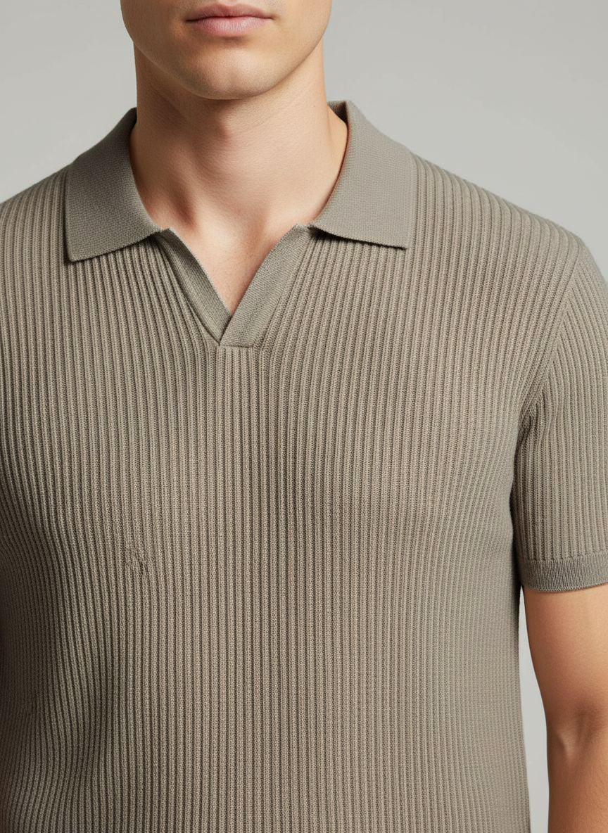 Celio Men Beige Solid Regular Fit Cotton T-Shirts