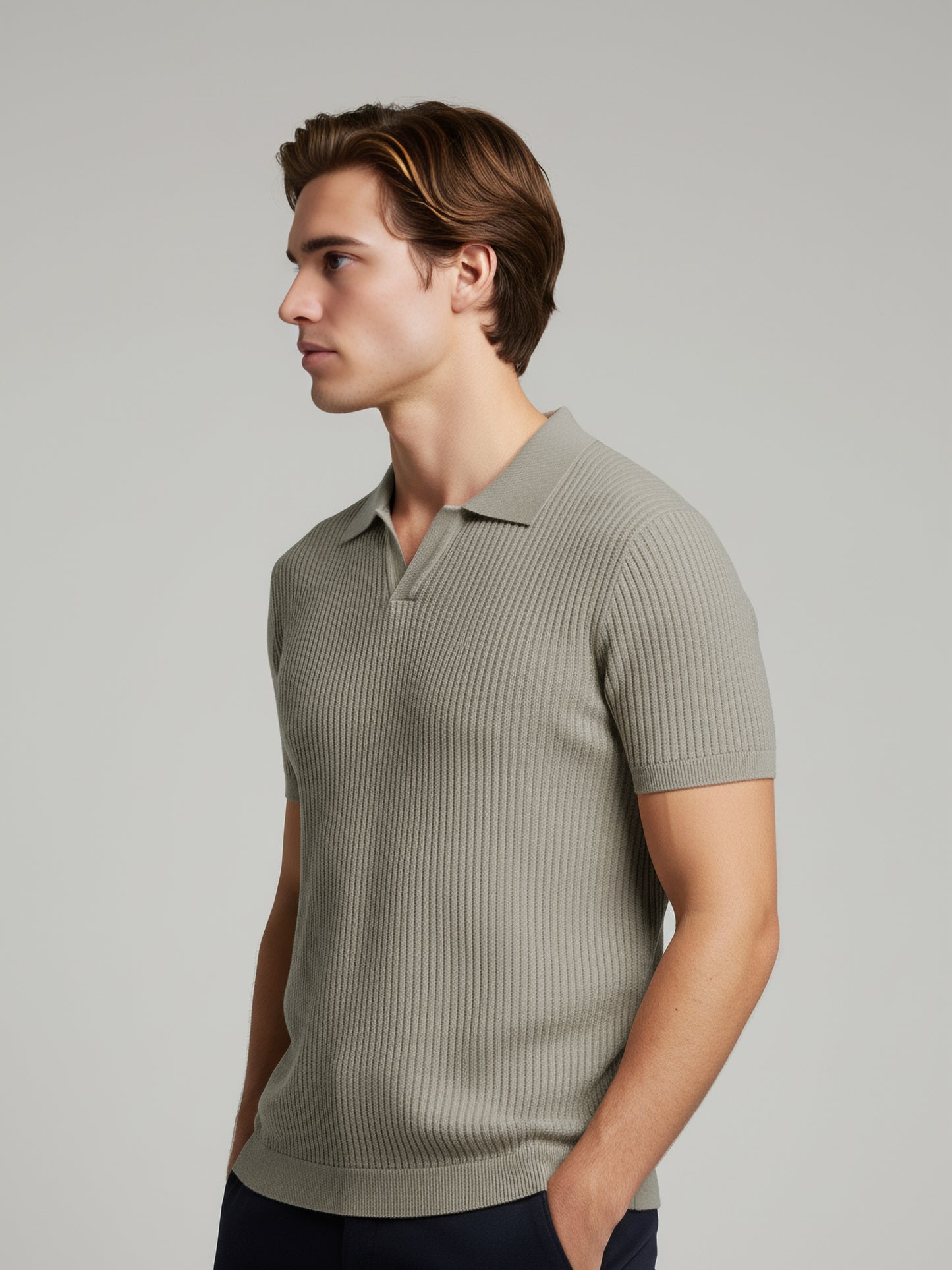 Celio Men Beige Solid Regular Fit Cotton T-Shirts