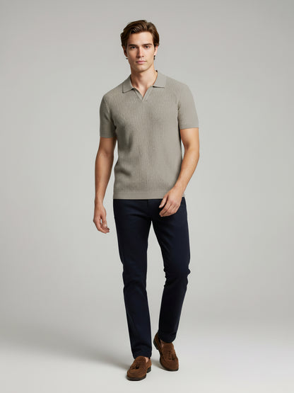 Celio Men Beige Solid Regular Fit Cotton T-Shirts