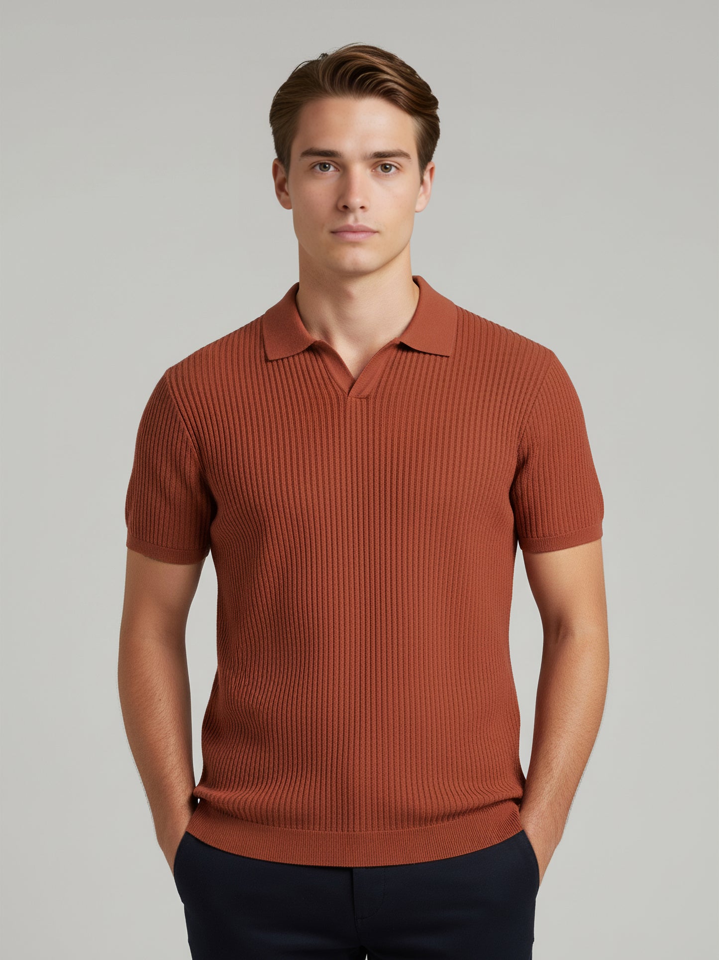 Celio Men Red Solid Regular Fit Cotton T-Shirts
