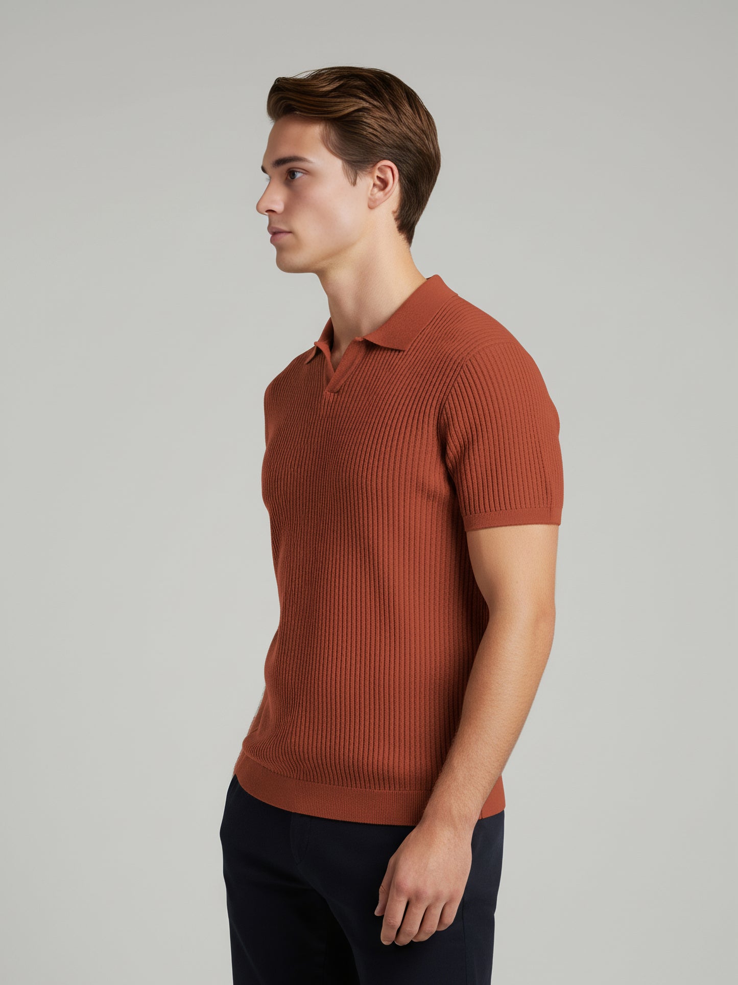 Celio Men Red Solid Regular Fit Cotton T-Shirts