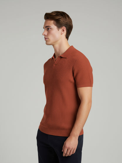 Celio Men Red Solid Regular Fit Cotton T-Shirts