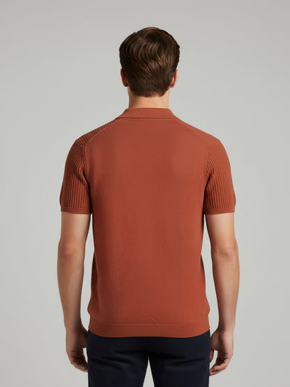 Celio Men Red Solid Regular Fit Cotton T-Shirts