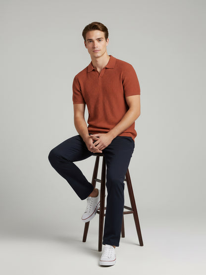 Celio Men Red Solid Regular Fit Cotton T-Shirts