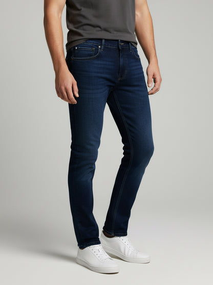 Celio Men Blue Solid Skinny Fit Cotton Jeans