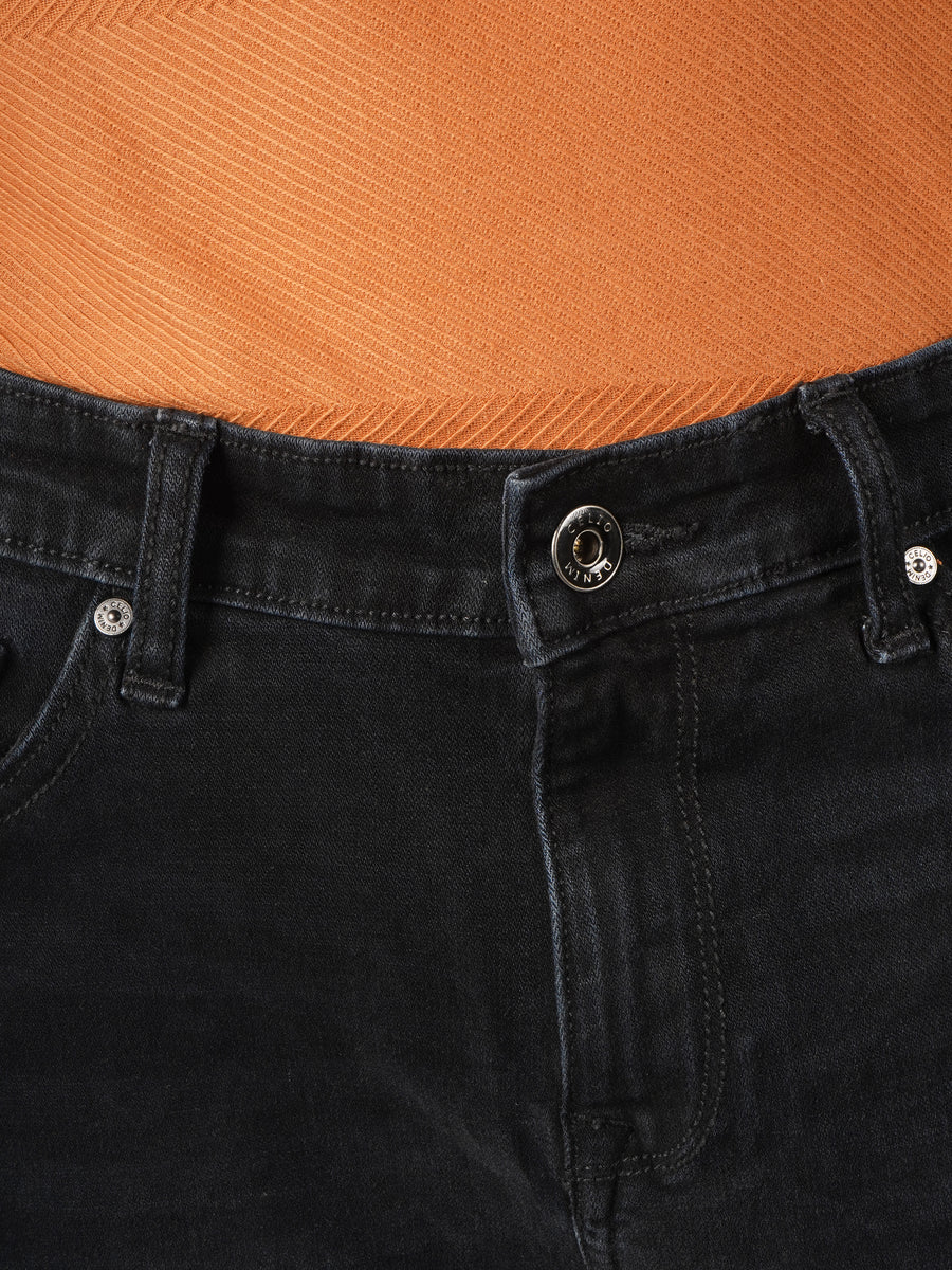 Celio* Skinny Fit Cotton Men Solid Black Jeans