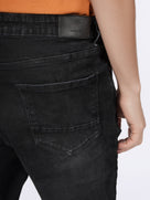 Celio* Skinny Fit Cotton Men Solid Black Jeans