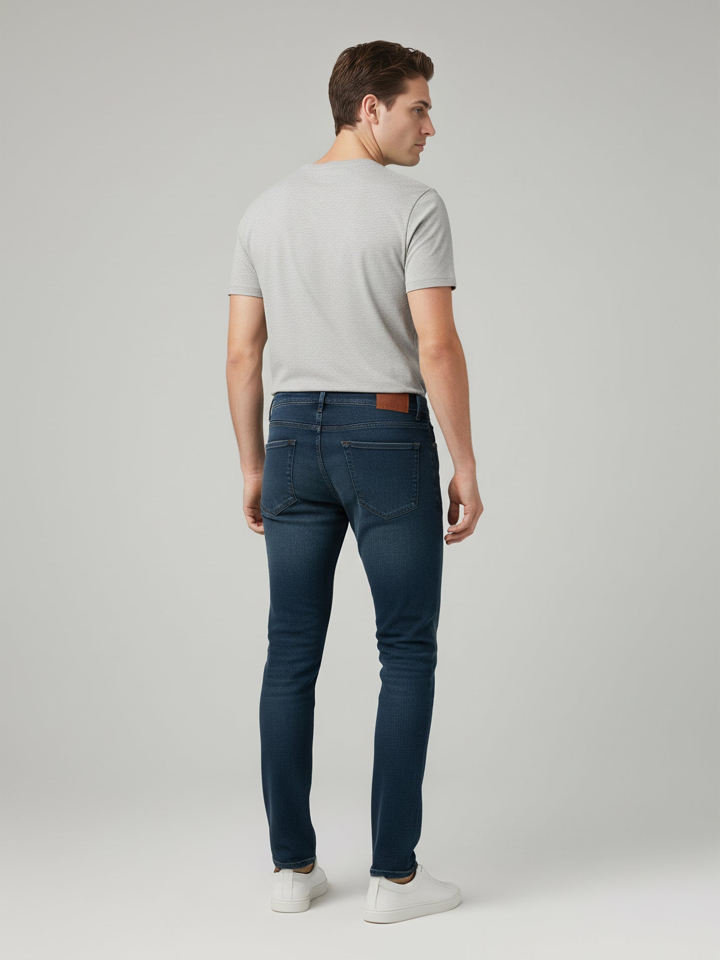 Celio* Men  Blue Solid Skinny Fit Cotton Jeans