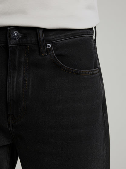 Celio* Men  Black Solid balloon-fit Cotton Jeans