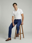Celio* Blue Cotton Slim Fit Solid Jeans for Men