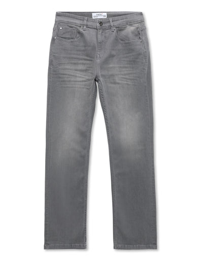 Celio Twill Bootcut Fit Cotton Poly Blend Grey Jeans