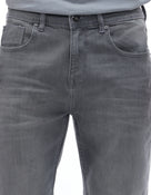 Celio Twill Bootcut Fit Cotton Poly Blend Grey Jeans