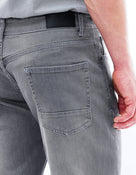 Celio Twill Bootcut Fit Cotton Poly Blend Grey Jeans