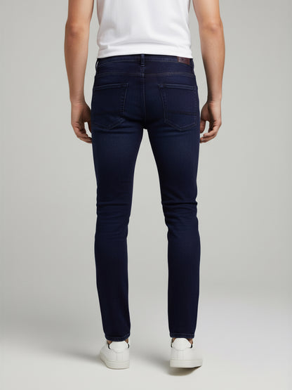 Celio* Men Blue Solid Slim Fit Cotton Jeans