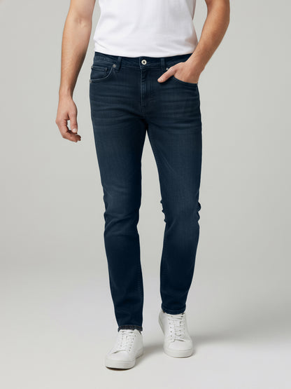 Celio* Men Blue Solid Slim Fit Cotton Jeans