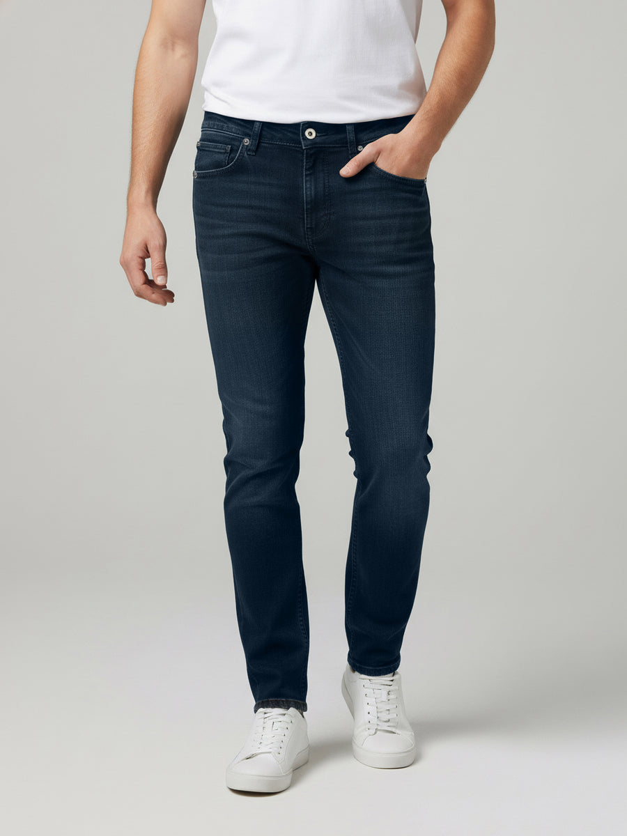 Celio* Cotton Solid Men Blue Slim Fit Jeans