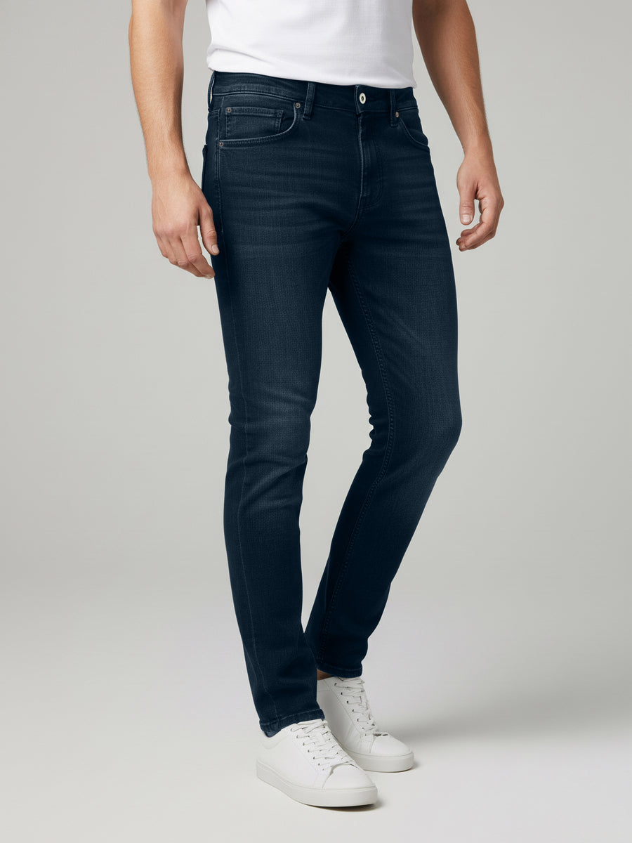 Celio* Cotton Solid Men Blue Slim Fit Jeans