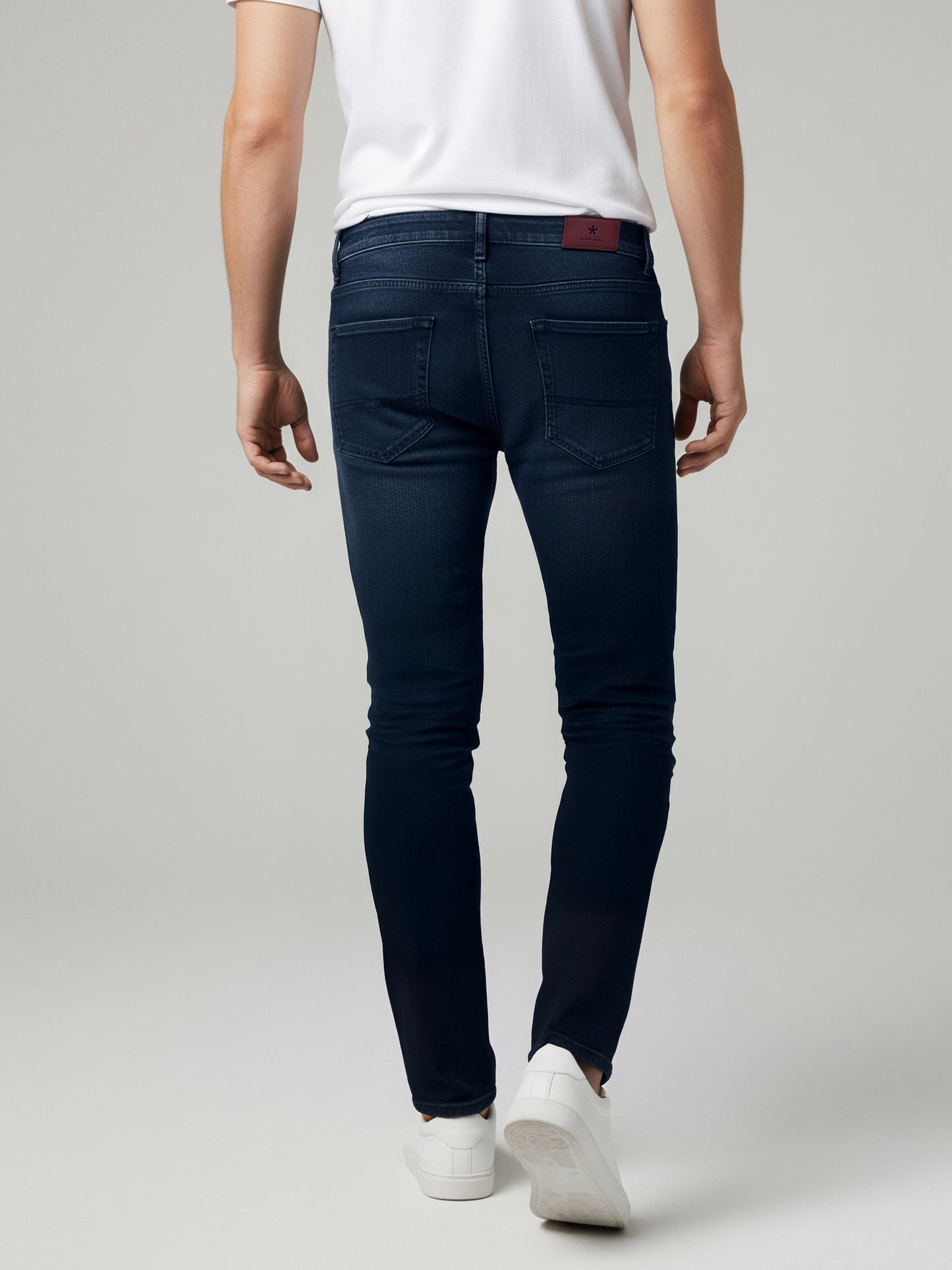 Celio* Men Blue Solid Slim Fit Cotton Jeans