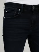 Celio* Solid Slim Fit Cotton Men Black Jeans