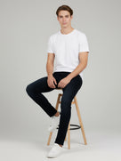 Celio* Solid Slim Fit Cotton Men Black Jeans