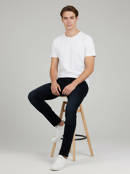 Celio* Men Black Solid Slim Fit Cotton Jeans