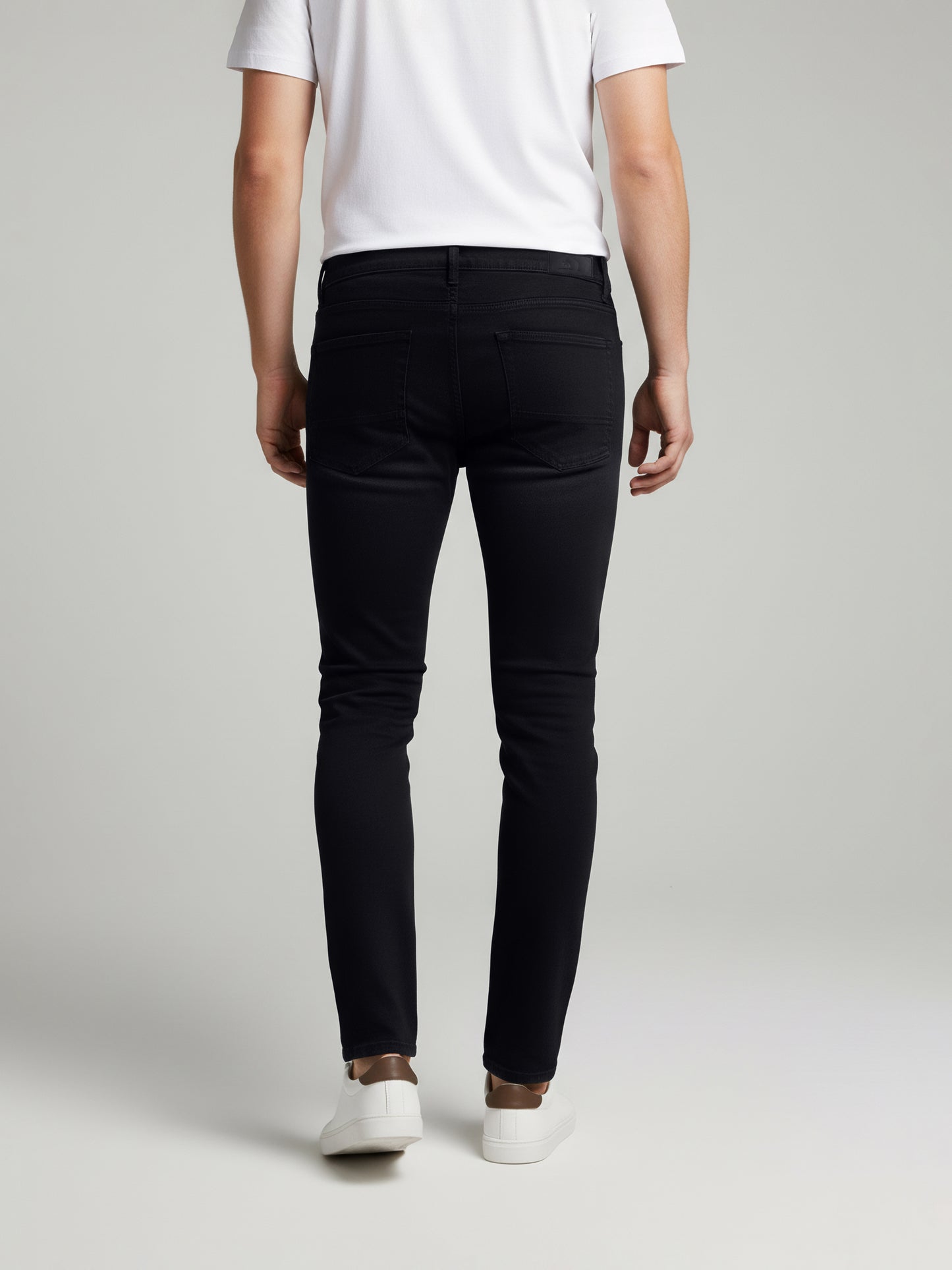 Celio* Men  Black Solid Slim Fit Cotton Jeans