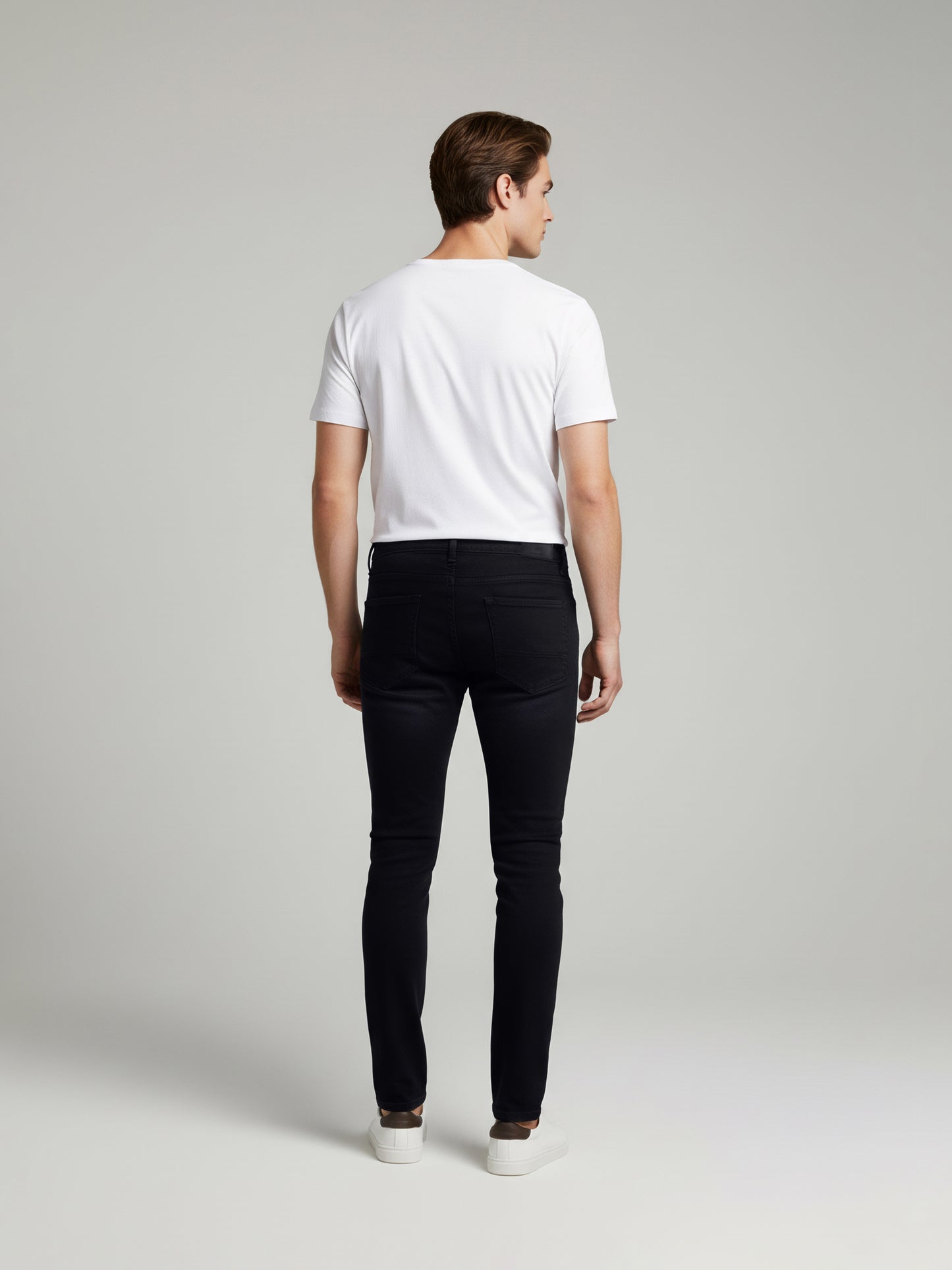 Celio* Men  Black Solid Slim Fit Cotton Jeans