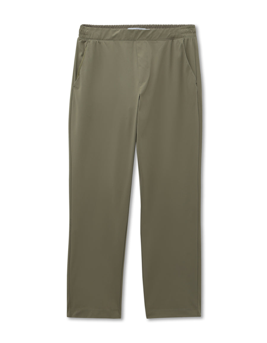 Celio* Men Olive Slim Fit Polyester Trousers