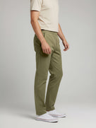 Celio* Men Olive Slim Fit Polyester Trousers