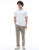Celio* Men Olive Slim Fit Polyester Trousers