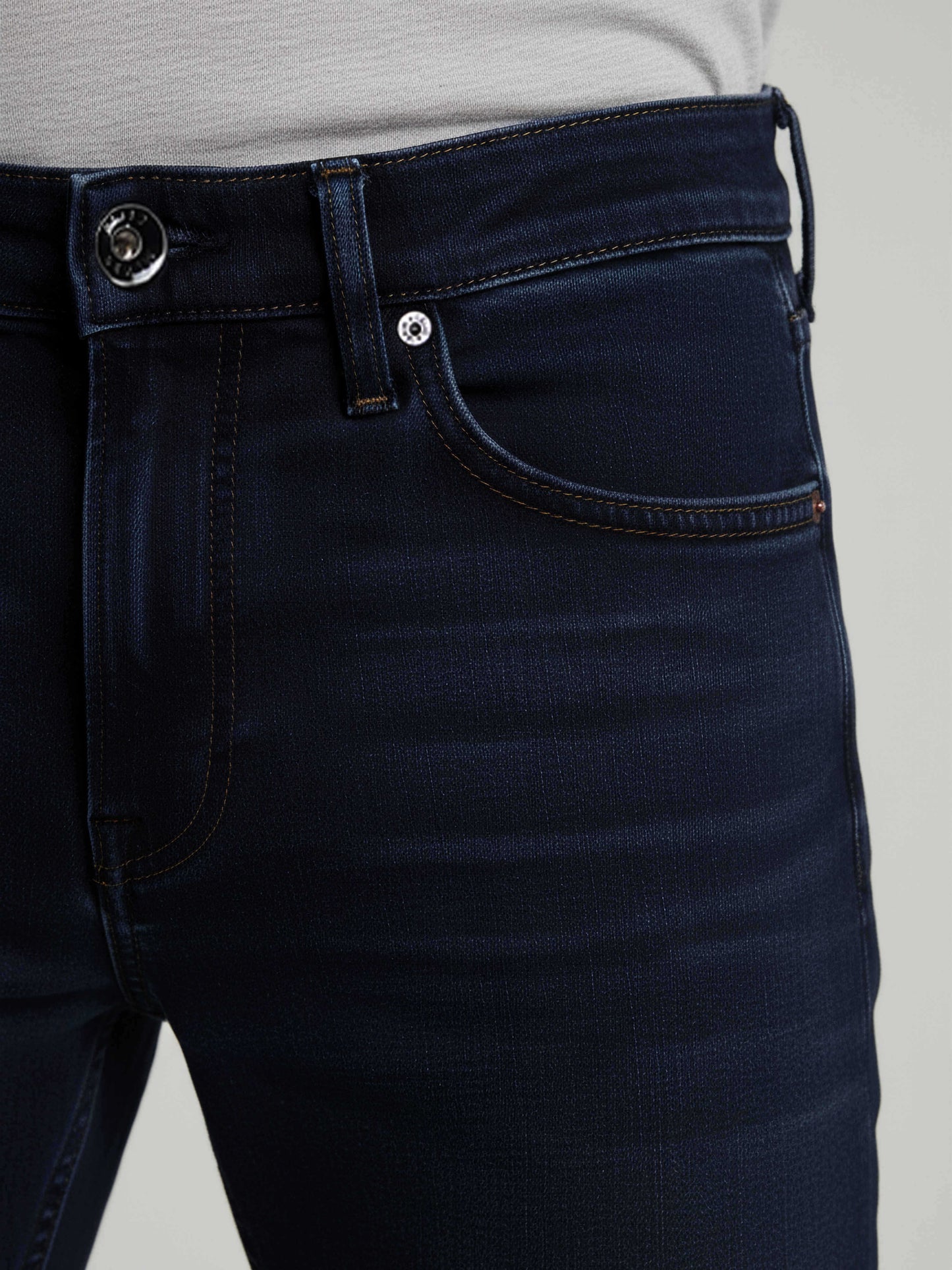 Celio Men Blue Solid Slim Fit Cotton Jeans