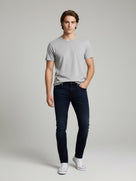 Celio* Solid Blue Men Cotton Slim Fit Jeans
