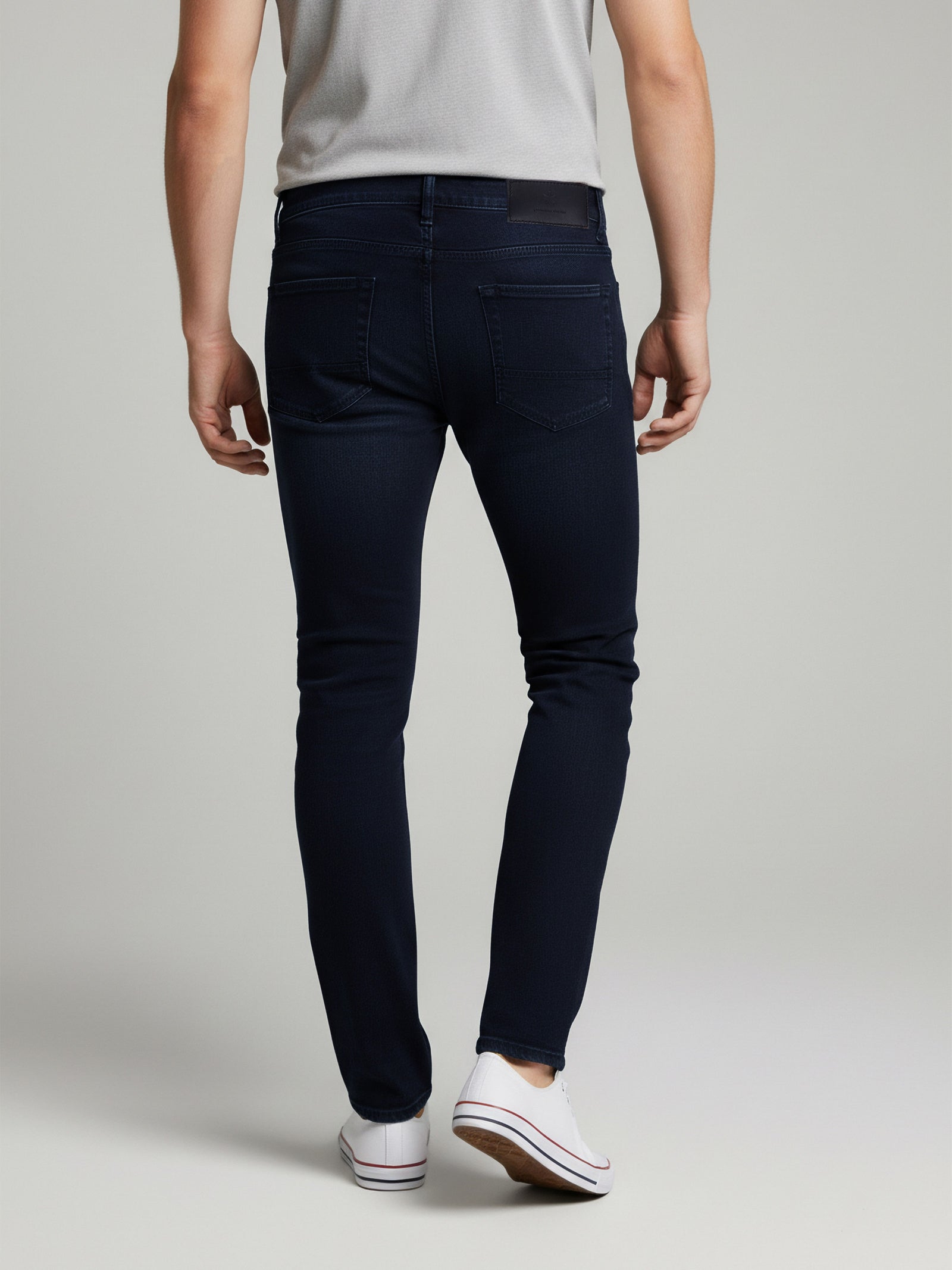 Celio* Solid Blue Men Cotton Slim Fit Jeans