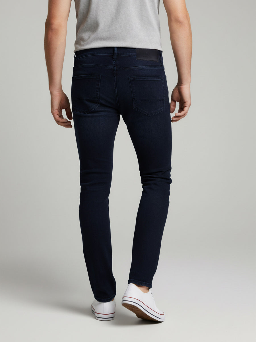 Celio* Solid Blue Men Cotton Slim Fit Jeans