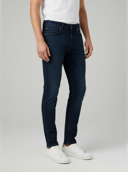 Celio* Men Blue Solid Slim Fit Cotton Jeans