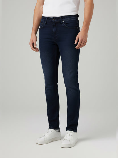 Celio* Men Blue Solid Slim Fit Cotton Jeans