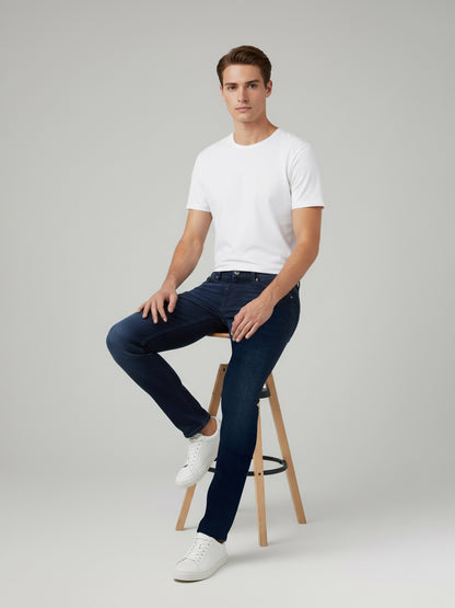 Celio* Men Blue Solid Slim Fit Cotton Jeans