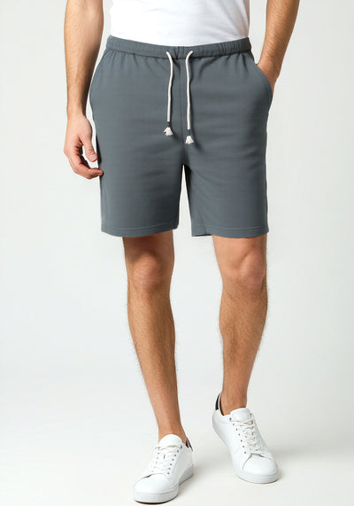 Celio* Men Green Solid Regular Fit Polyester Bermuda