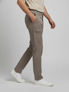 Celio* Men Beige Solid Regular Fit Nylon Trousers