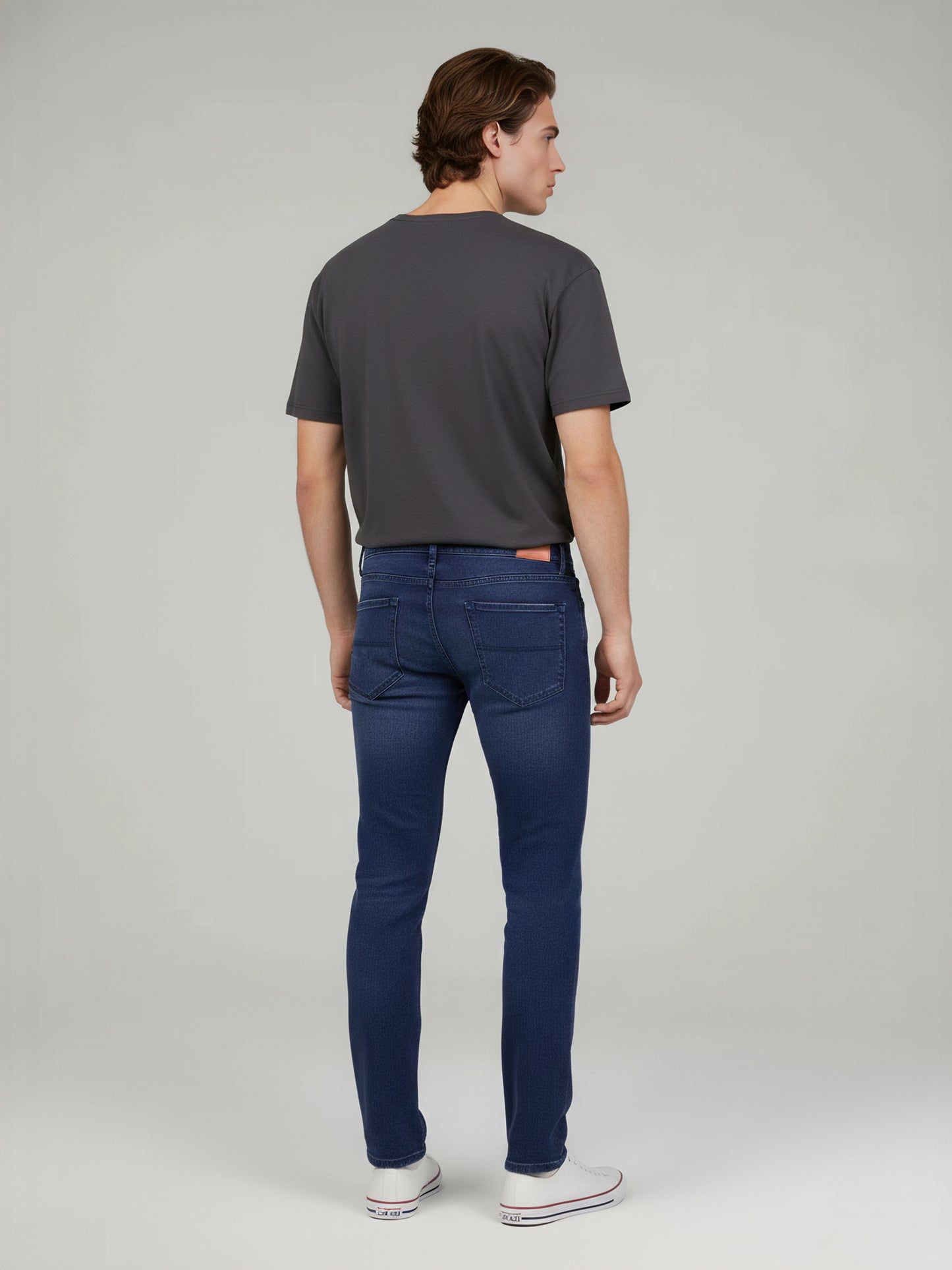 Celio* Men Blue Solid Skinny Fit Cotton Jeans