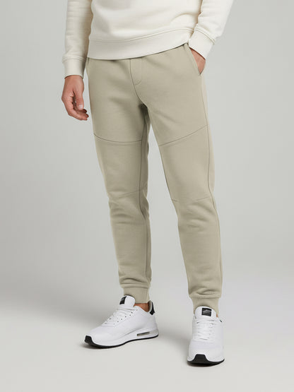 *Celio Men Beige Solid Skinny Fit Cotton Trousers