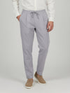 Celio* Men Grey Solid Straight Fit Poly-Blend Trousers